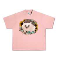 Salmon hedgehog with sunflowers and leopard Urban Heavy Tee - Jasminsmagicworld