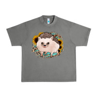 Tornado hedgehog with sunflowers and leopard Urban Heavy Tee - Jasminsmagicworld