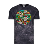 Cloud Black hispanic heritage month round earrings 4 Vintage Tee - BundleAndBundleShop