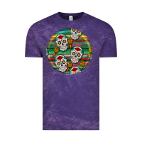 Cloud Purple hispanic heritage month round earrings 4 Vintage Tee - BundleAndBundleShop