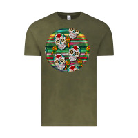 Vintage Olive hispanic heritage month round earrings 4 Vintage Tee - BundleAndBundleShop