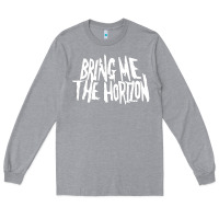 Heather Grey be happy Long Sleeve Tee - linhVisuals