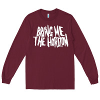 Burgundy be happy Long Sleeve Tee - linhVisuals