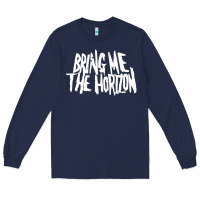 Navy be happy Long Sleeve Tee - linhVisuals