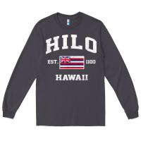 Smoke hilo hawaii hi vintage state athletic style t shirt Long Sleeve Tee - linhVisuals