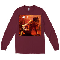 Burgundy kylie minoque golden tour 2022 Long Sleeve Tee - linhVisuals