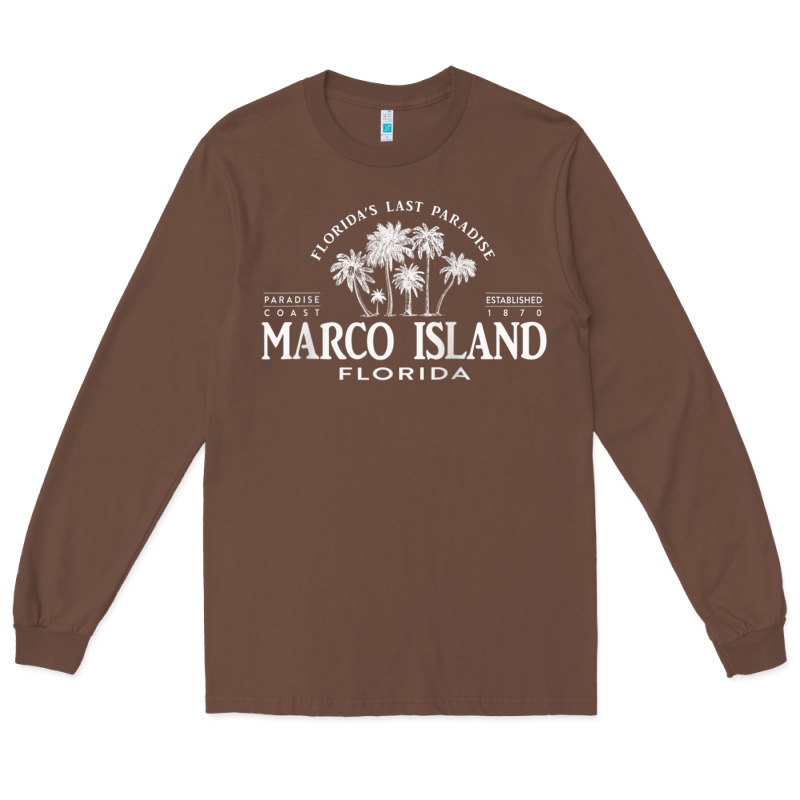 Marco Island Fl Florida's Last Paradise Paradise Coast Raglan Baseball Long Sleeve Tee by linhVisuals | Teevron
