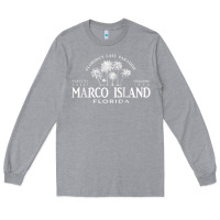 Heather Grey marco island fl florida's last paradise paradise coast raglan baseball Long Sleeve Tee - linhVisuals