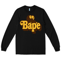 Black baby bape Long Sleeve Tee - linhVisuals