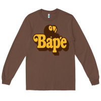 Chestnut baby bape Long Sleeve Tee - linhVisuals