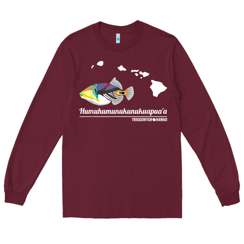 Humuhumunukunukuapua'a Hawaii State Fish T Shirt Long Sleeve Tee by linhVisuals | Teevron