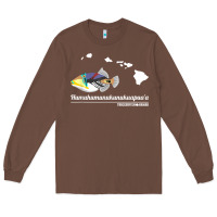 Chestnut humuhumunukunukuapua'a hawaii state fish t shirt Long Sleeve Tee - linhVisuals