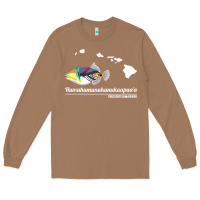 Toasted Coconut humuhumunukunukuapua'a hawaii state fish t shirt Long Sleeve Tee - linhVisuals