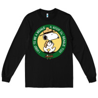 Black beagle scout patrol wood badge Long Sleeve Tee - linhVisuals