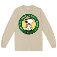 Mushroom beagle scout patrol wood badge Long Sleeve Tee - linhVisuals