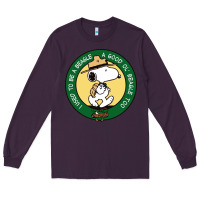 Plum beagle scout patrol wood badge Long Sleeve Tee - linhVisuals