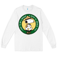 White beagle scout patrol wood badge Long Sleeve Tee - linhVisuals