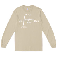 Mushroom math teacher integral of life happiness time geeky math Long Sleeve Tee - linhVisuals