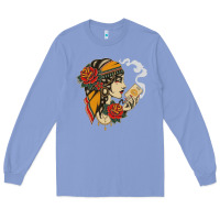 Colony Blue Dirty honey Long Sleeve Tee - linhVisuals