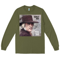 Army Green charlie rich   behind closed doors Long Sleeve Tee - linhVisuals