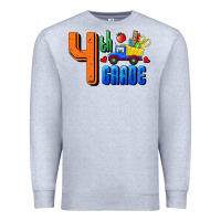 Heather Grey Fourth Grade Premium Sweatshirt - RanaPortraitStore