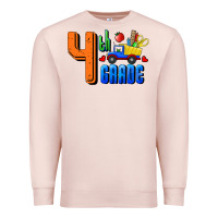 Pale Pink Fourth Grade Premium Sweatshirt - RanaPortraitStore
