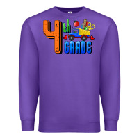 Purple Fourth Grade Premium Sweatshirt - RanaPortraitStore