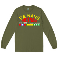Army Green da nang vietnam war veteran military Long Sleeve Tee - linhVisuals