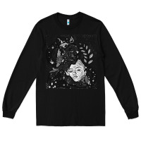 Black chloe x halle playing one off at sob black white Long Sleeve Tee - linhVisuals
