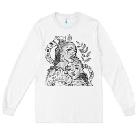White chloe x halle playing one off at sob black white Long Sleeve Tee - linhVisuals