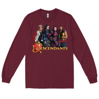 Burgundy descendants poster Long Sleeve Tee - linhVisuals
