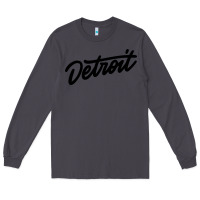 Smoke DETROIT Long Sleeve Tee - linhVisuals