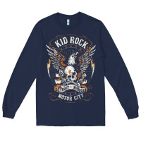 Navy kid rock 7 Long Sleeve Tee - linhVisuals