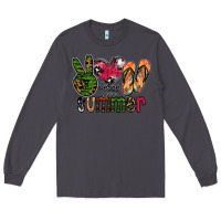 Smoke peace love summer Long Sleeve Tee - CowhideDigitalArt