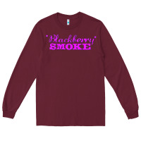 Burgundy blackberry smoke 6 Long Sleeve Tee - linhVisuals