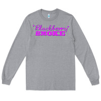 Heather Grey blackberry smoke 6 Long Sleeve Tee - linhVisuals