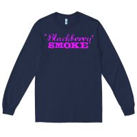Navy blackberry smoke 6 Long Sleeve Tee - linhVisuals