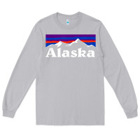 Moon Dust alaska retro vintage mountains & outdoors wilderness state Long Sleeve Tee - linhVisuals
