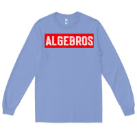 Colony Blue algebros design for math students or a present to ur teacher Long Sleeve Tee - linhVisuals