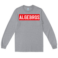 Heather Grey algebros design for math students or a present to ur teacher Long Sleeve Tee - linhVisuals