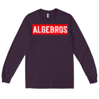 Plum algebros design for math students or a present to ur teacher Long Sleeve Tee - linhVisuals