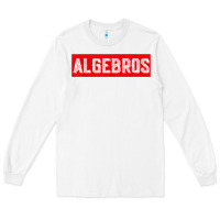 White algebros design for math students or a present to ur teacher Long Sleeve Tee - linhVisuals