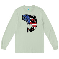 Matcha american cod fish design fishing lover fisherman usa premium Long Sleeve Tee - linhVisuals
