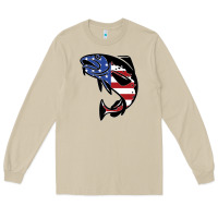 Mushroom american cod fish design fishing lover fisherman usa premium Long Sleeve Tee - linhVisuals