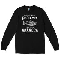 Black mens only the finest fishermen grandad premium Long Sleeve Tee - linhVisuals