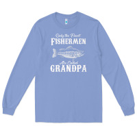 Colony Blue mens only the finest fishermen grandad premium Long Sleeve Tee - linhVisuals