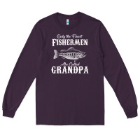 Plum mens only the finest fishermen grandad premium Long Sleeve Tee - linhVisuals
