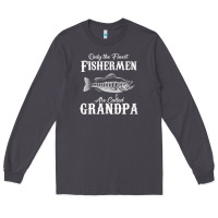Smoke mens only the finest fishermen grandad premium Long Sleeve Tee - linhVisuals
