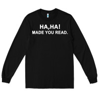 April Fools Day For Teacher Ha Ha Made You Read Premium Long Sleeve Tee | Teevron
