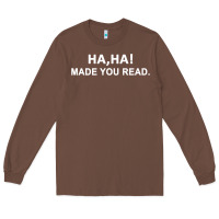 Chestnut april fools day for teacher ha ha made you read premium Long Sleeve Tee - linhVisuals